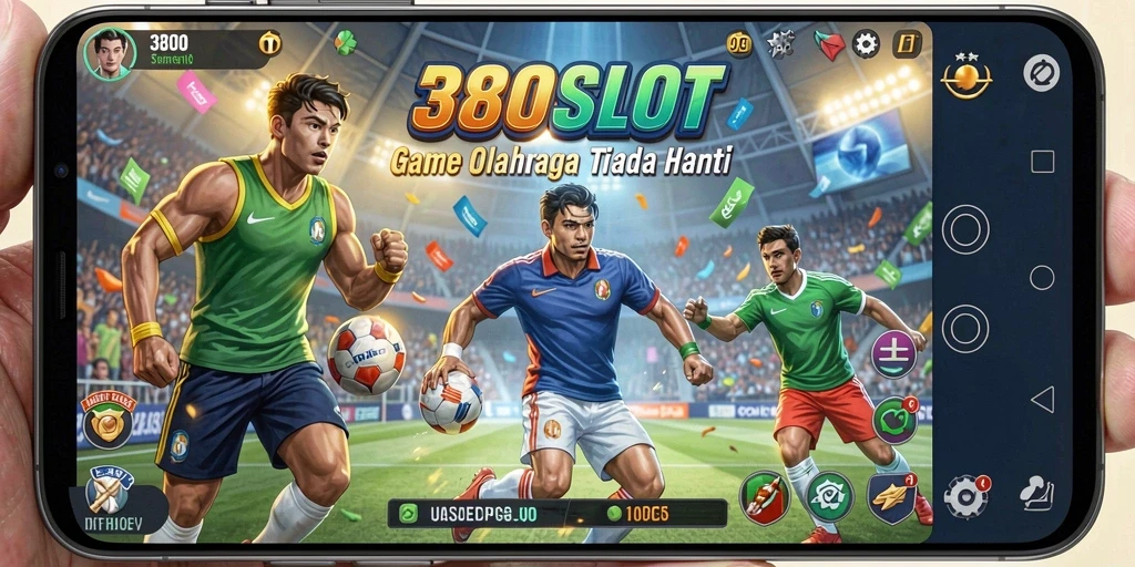 Tampilan gameplay olahraga yang seru dan mendebarkan di 380SLOT.