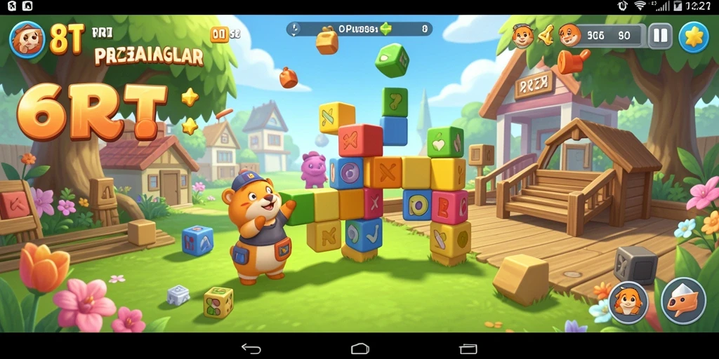 Tampilan gameplay seru di 6RT dengan berbagai puzzle menantang.