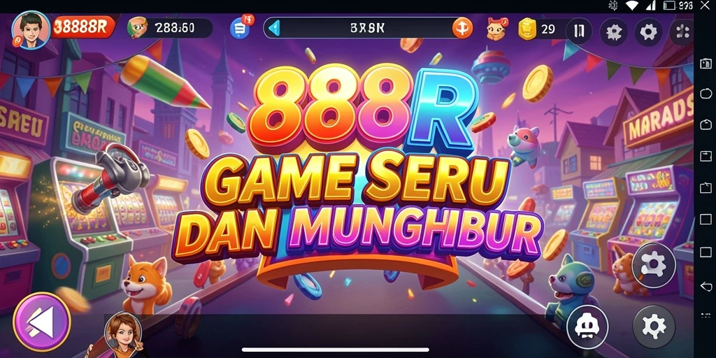 Tangkapan layar 888R menampilkan gameplay arcade yang seru dan adiktif.