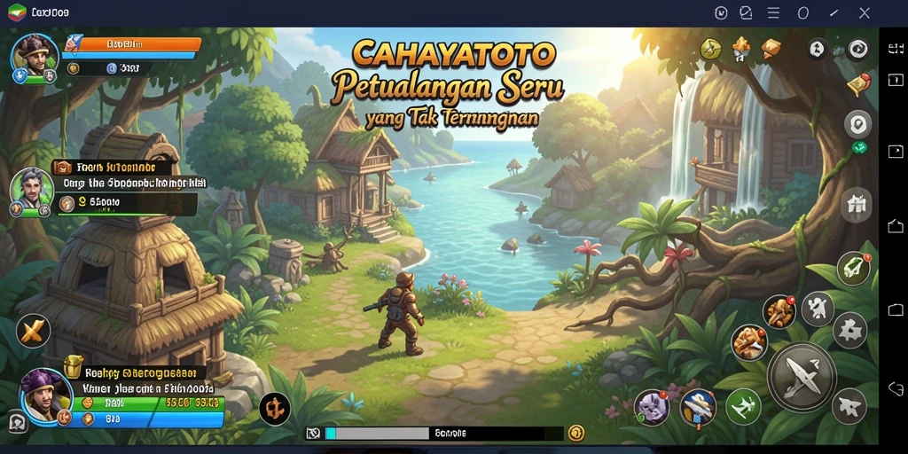 Tampilan gameplay seru dalam CAHAYATOTO yang memikat.