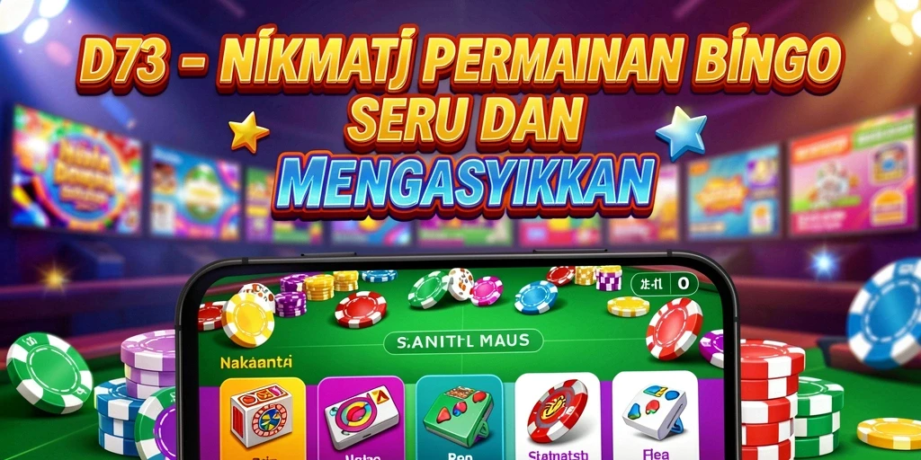 Tampilan menarik dari gameplay D73 yang penuh aksi Bingo.