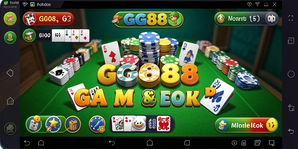 Tampilan gameplay seru dalam GGG888 saat permainan Gaple berlangsung.