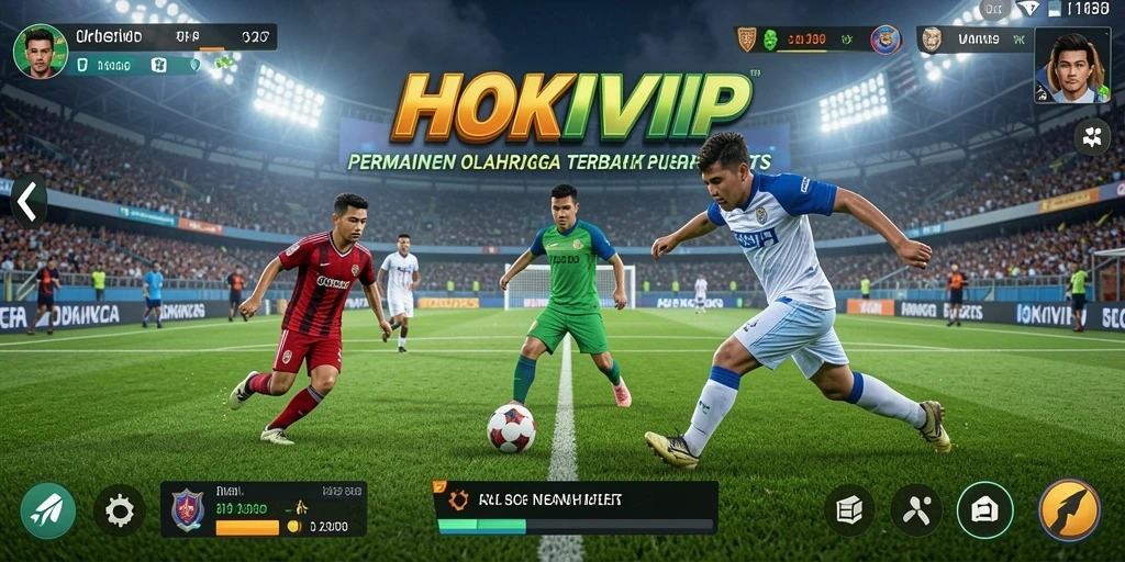 Tampilan gameplay HOKIVIP dengan pengalaman olahraga yang mendebarkan.