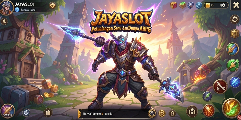 Tampilan gameplay <strong>JAYASLOT</strong> dengan aksi pertarungan yang seru.