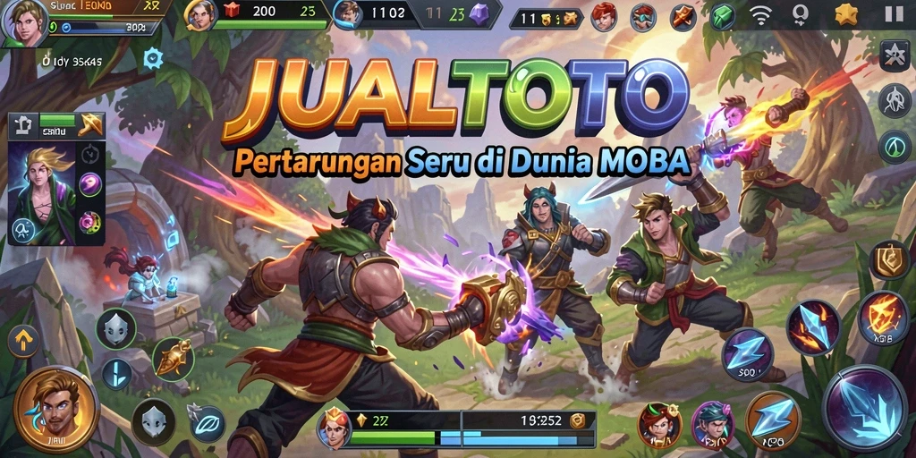 Tampilan menarik dari gameplay JUALTOTO yang seru.