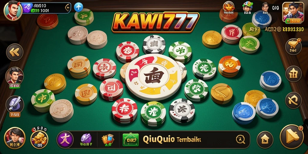 Tampilan gameplay <strong>KAWI777</strong> yang menegangkan saat bermain <strong>QiuQiu</strong>.