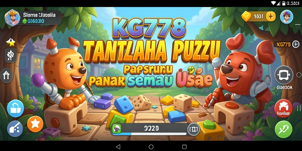 Screenshot gameplay menunjukkan tantangan puzzle yang menarik di KG778.