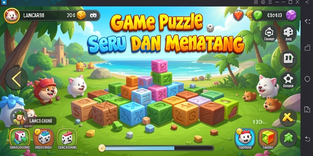 Tampilan gameplay menantang dan penuh warna dari LANCAR138.