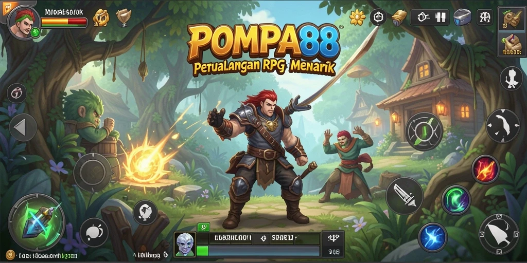 Gameplay RPG yang mendebarkan dalam POMPA88.