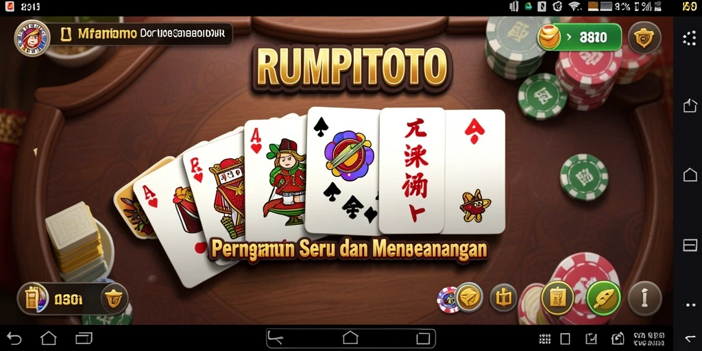 Tampilan menarik saat bermain RUMPITOTO dengan teman-teman.
