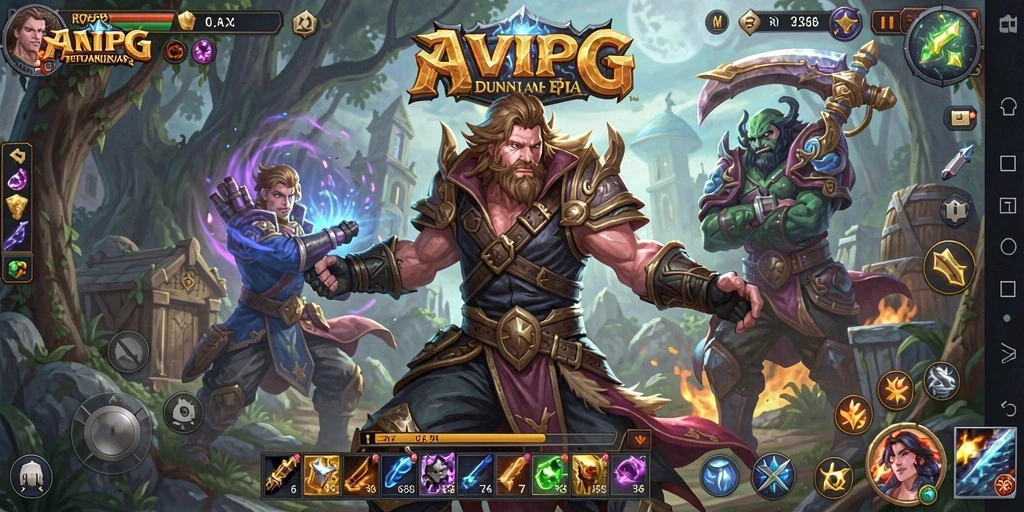 Tampilan gameplay seru dan mendebarkan dari RVIP2.